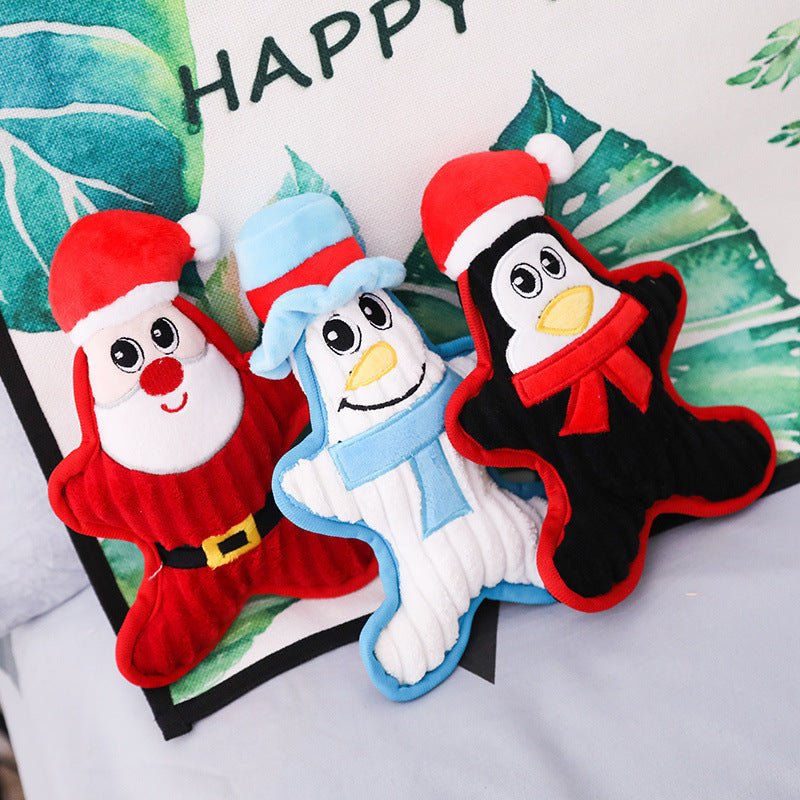 Plush Doll Christmas Bite Resistant Dog Pet Toy | Luxury Home Accessories | Heulog Glow