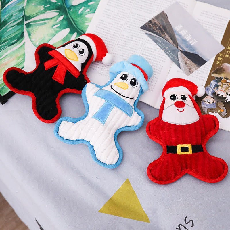 Plush Doll Christmas Bite Resistant Dog Pet Toy | Luxury Home Accessories | Heulog Glow