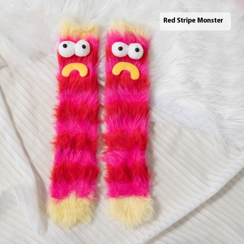 Plush Funny Floor Thick Thermal Middle Tube Socks | Luxury Home Accessories | Heulog Glow
