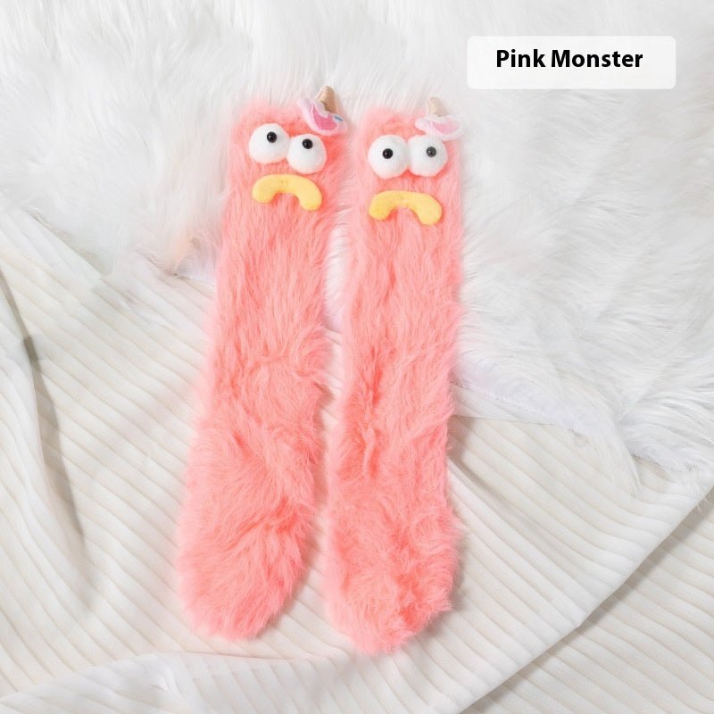 Plush Funny Floor Thick Thermal Middle Tube Socks | Luxury Home Accessories | Heulog Glow