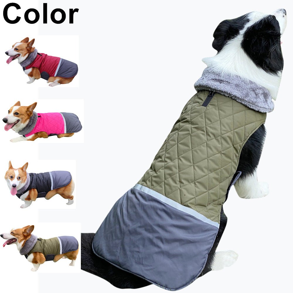 Plush Lapel Pet Clothes Double-sided | Luxury Home Accessories | Heulog Glow