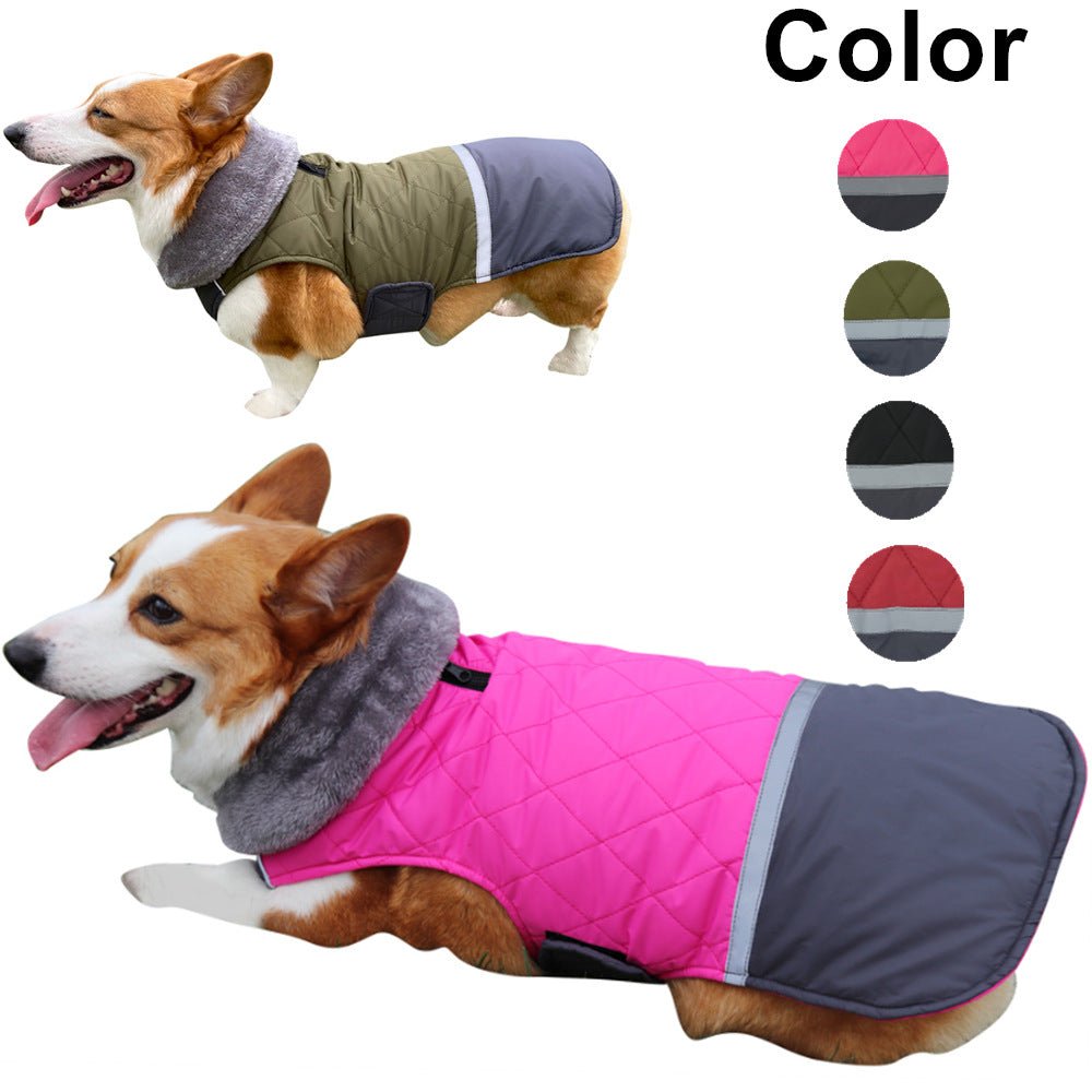 Plush Lapel Pet Clothes Double-sided | Luxury Home Accessories | Heulog Glow