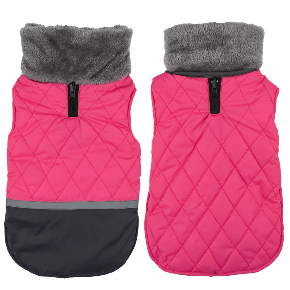 Plush Lapel Pet Clothes Double-sided | Luxury Home Accessories | Heulog Glow