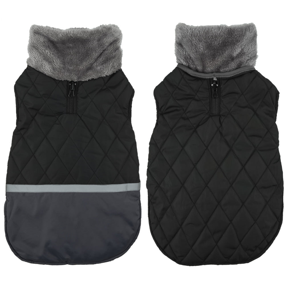 Plush Lapel Pet Clothes Double-sided | Luxury Home Accessories | Heulog Glow