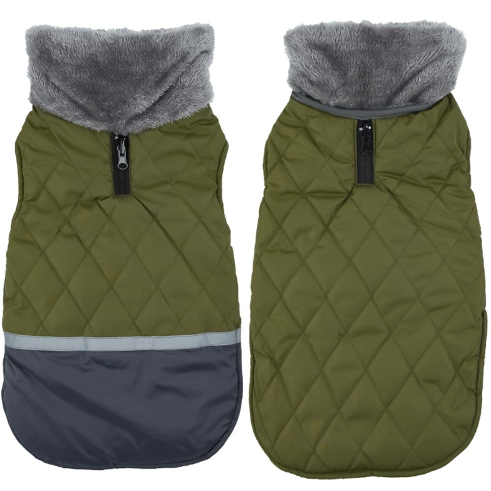Plush Lapel Pet Clothes Double-sided | Luxury Home Accessories | Heulog Glow