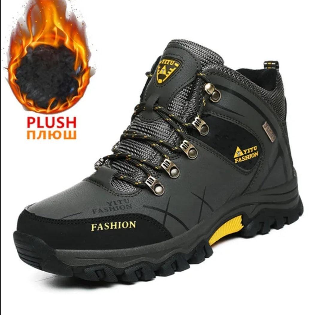 Plush Men's Walking / Hiking Boots | Luxury Home Accessories | Heulog Glow
