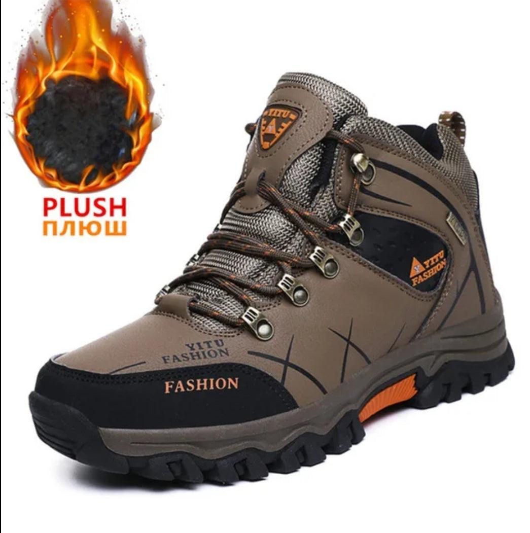 Plush Men's Walking / Hiking Boots | Luxury Home Accessories | Heulog Glow