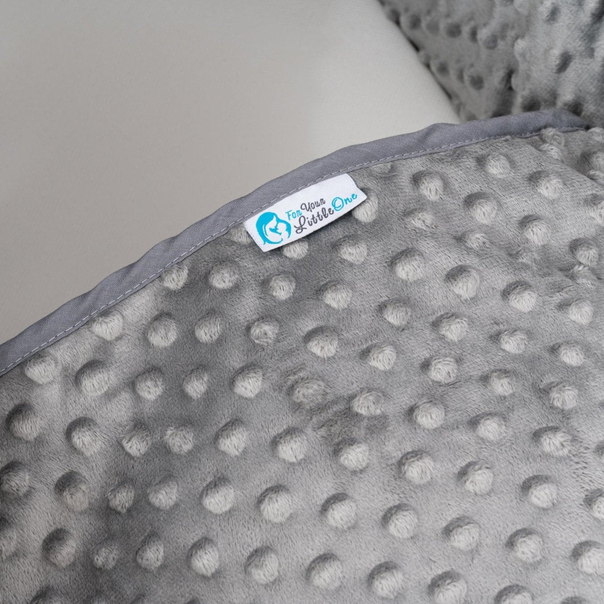 Pod Grey Dimple Moses Basket Bedding Set (Basket Not Included!) | Luxury Home Accessories | Heulog Glow