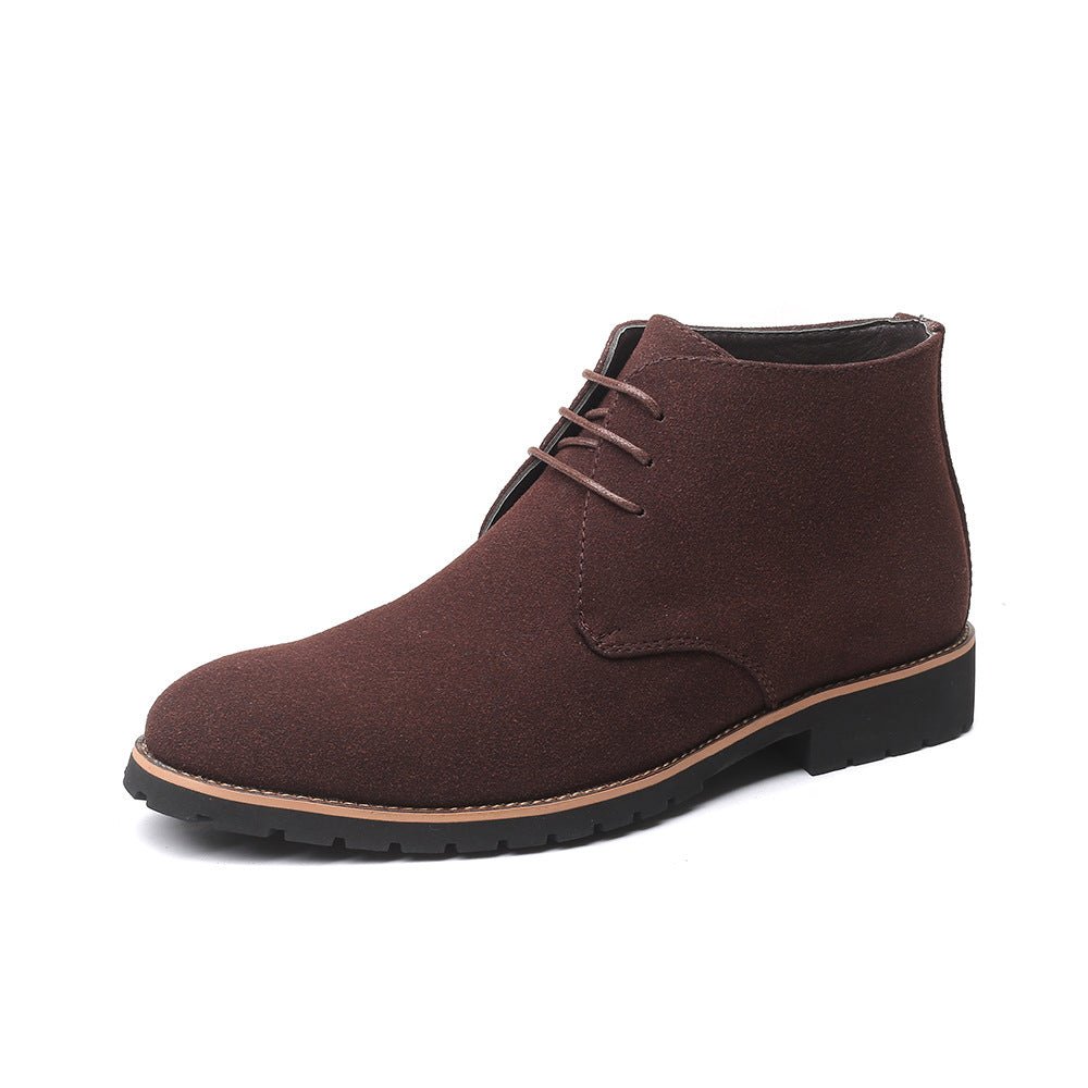 Pointed casual leather boots | Luxury Home Accessories | Heulog Glow