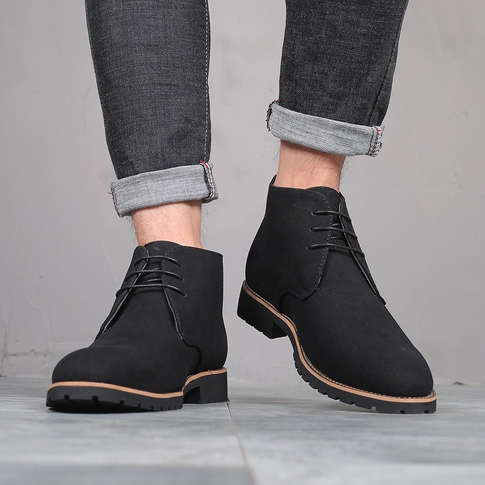 Pointed casual leather boots | Luxury Home Accessories | Heulog Glow