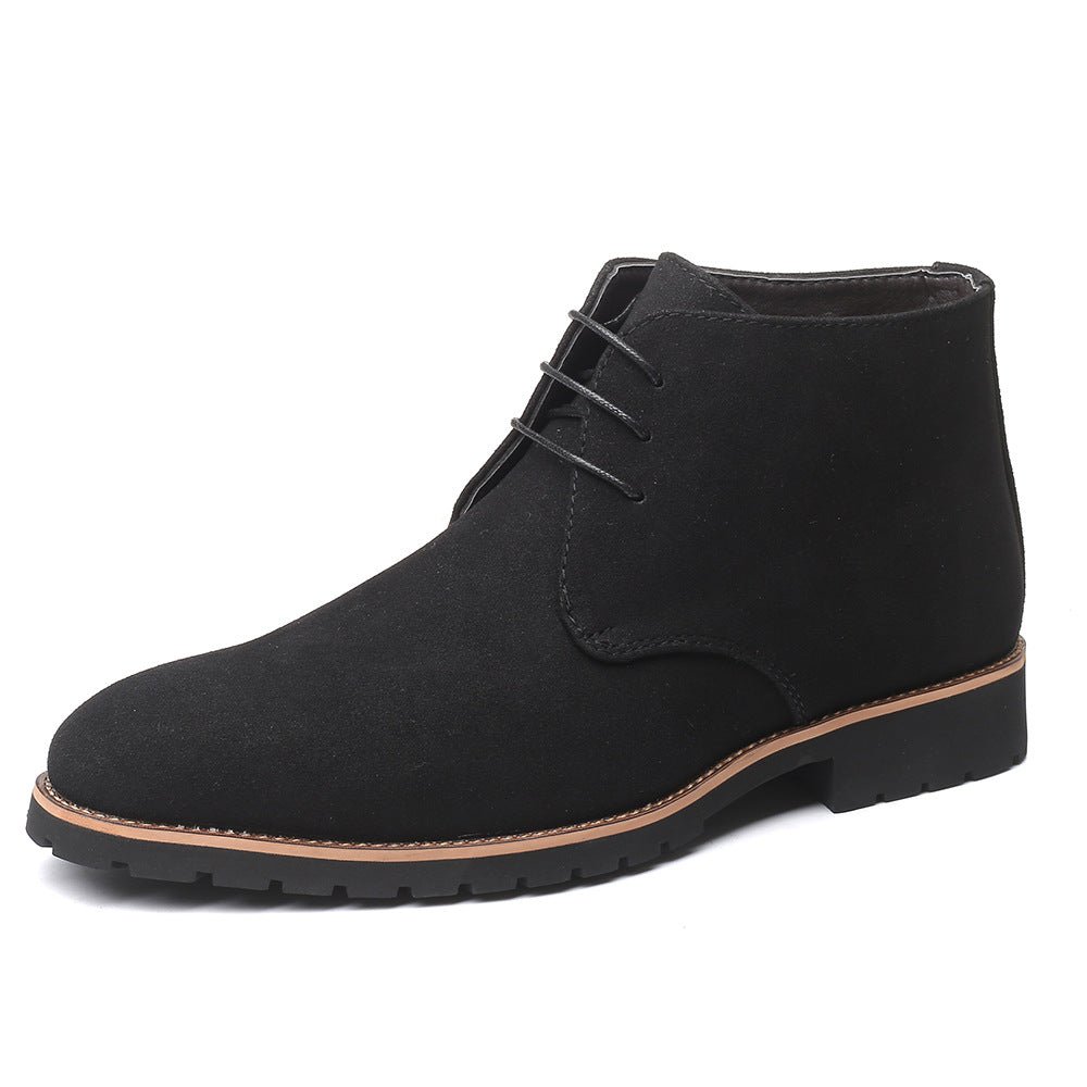 Pointed casual leather boots | Luxury Home Accessories | Heulog Glow