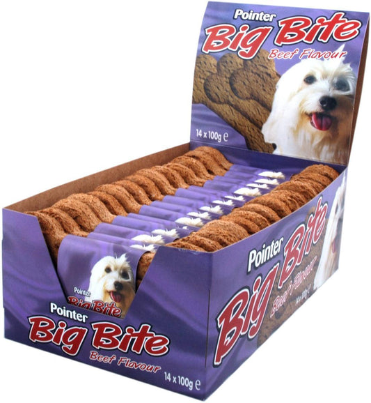 Pointer Big Bite Beef Biscuits Dog Treat | Luxury Home Accessories | Heulog Glow