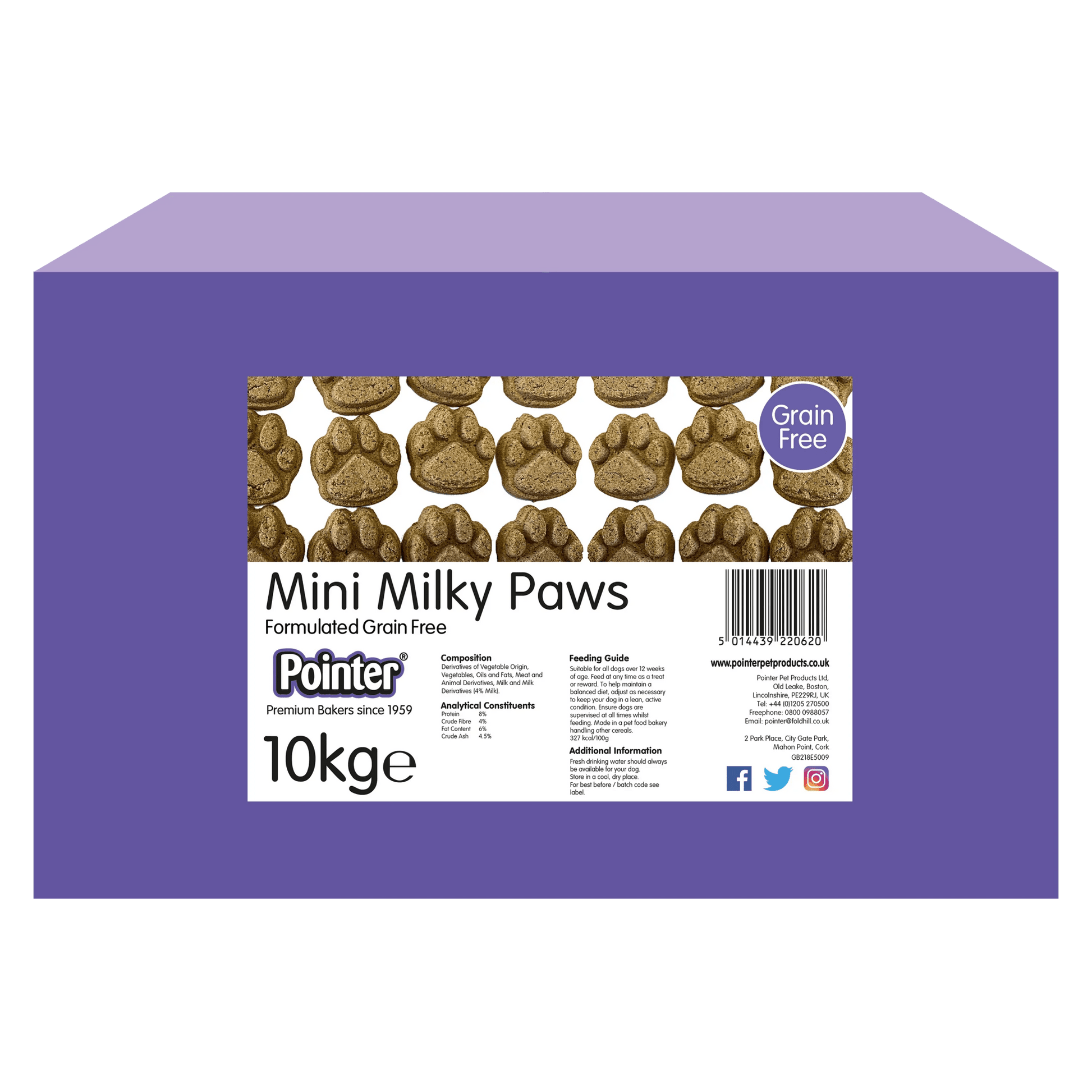 Pointer Milky Mini Paws 10kg | Luxury Home Accessories | Heulog Glow