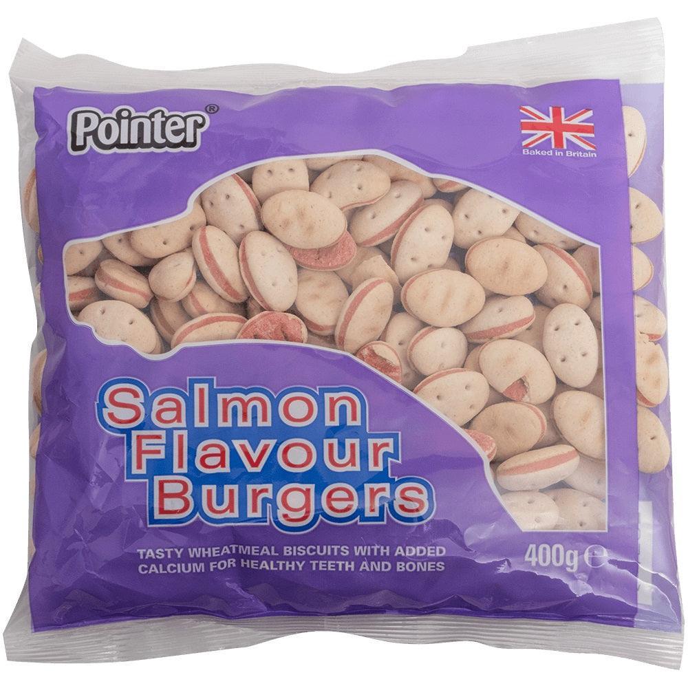 Pointer Salmon Burgers 400g (3 for 2 Mix & Match) | Luxury Home Accessories | Heulog Glow