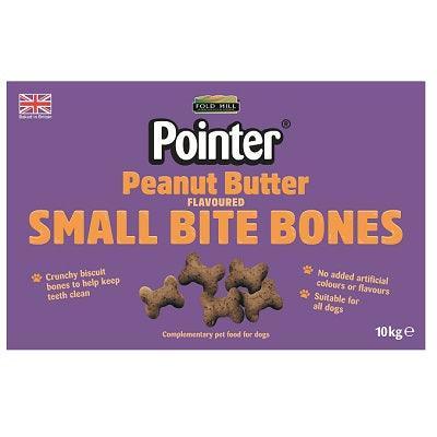 Pointer Small Bite Peanut Butter Flavoured Bones 10kg | Luxury Home Accessories | Heulog Glow