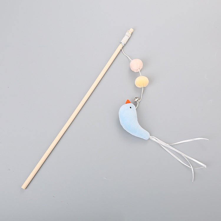 Pole Wooden Pole Funny Cat Stick Flexible For Cat Bell Funny Cat Stick Elastic Rope Woodenfor Cat | Luxury Home Accessories | Heulog Glow