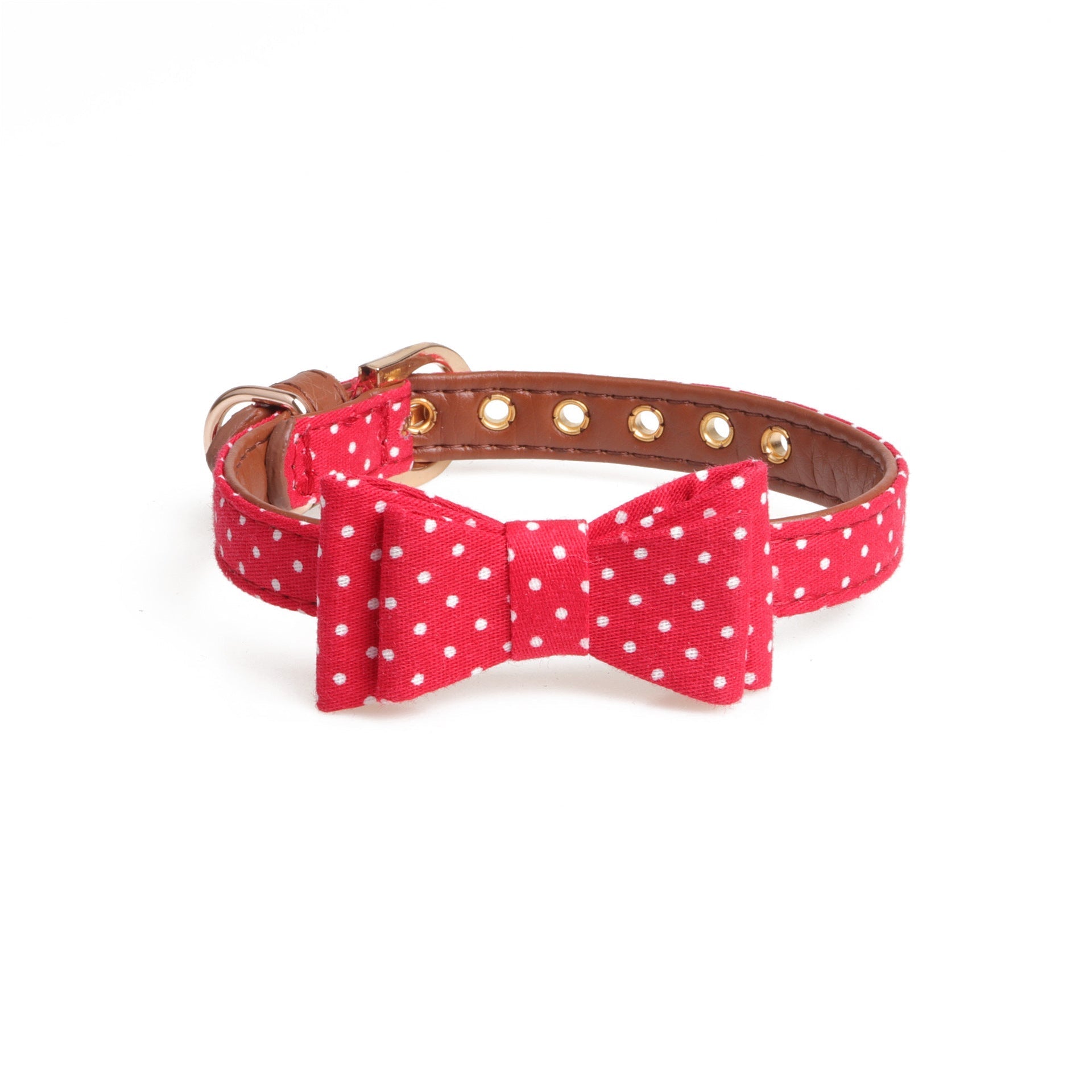 Polka dot pet bow collar collar | Luxury Home Accessories | Heulog Glow