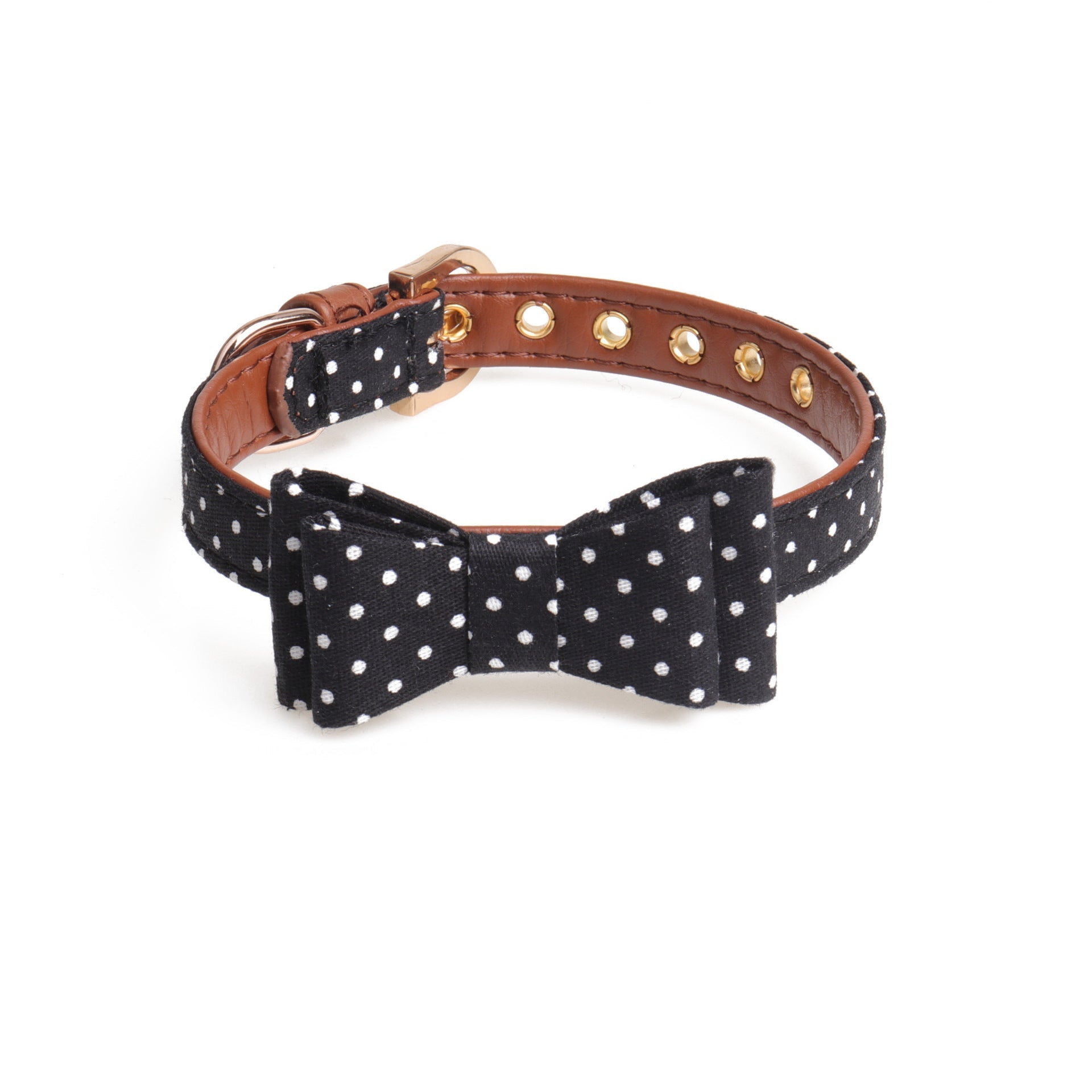 Polka dot pet bow collar collar | Luxury Home Accessories | Heulog Glow