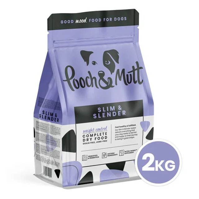 Pooch & Mutt Slim & Slender Premium Dog Food 2kg | Luxury Home Accessories | Heulog Glow