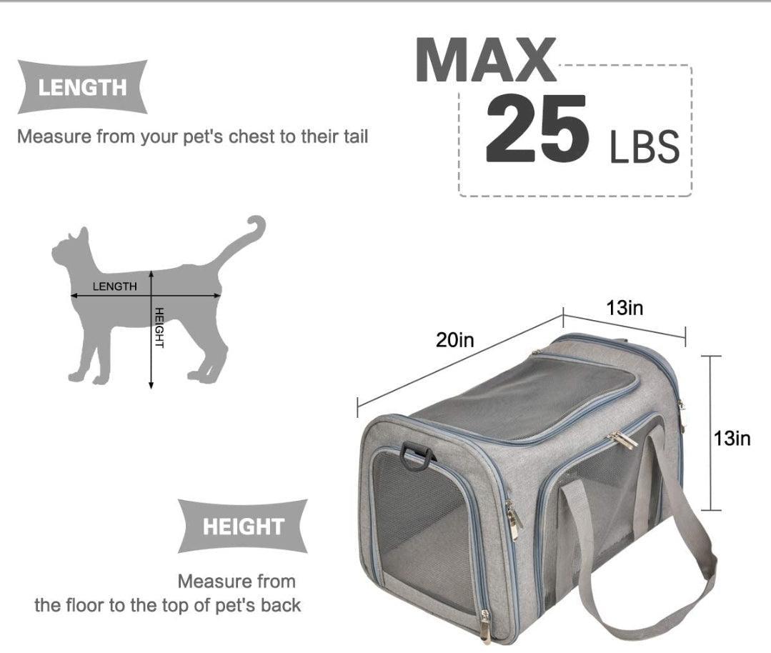 Portable Fabric Pet Carrier - Dog Shack UK | Luxury Home Accessories | Heulog Glow