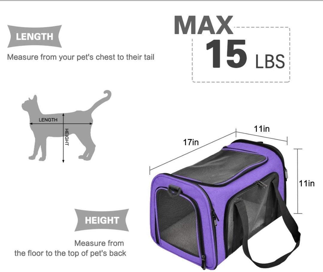 Portable Fabric Pet Carrier - Dog Shack UK | Luxury Home Accessories | Heulog Glow
