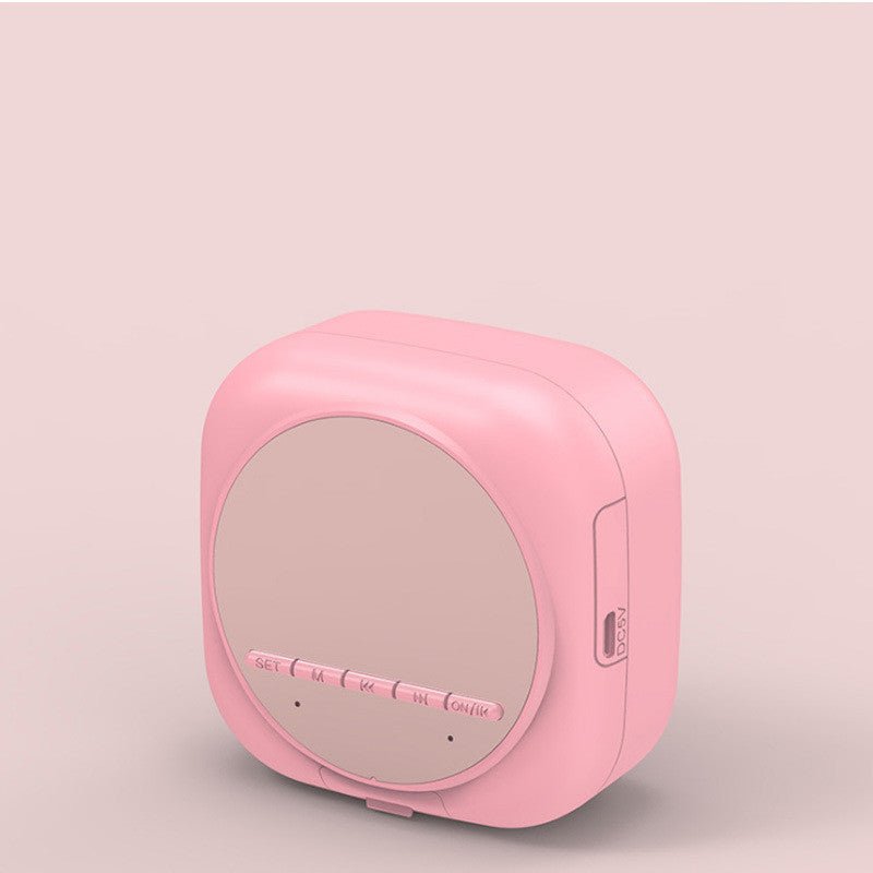 Portable Mirror Clock Alarm Clock | Luxury Home Accessories | Heulog Glow