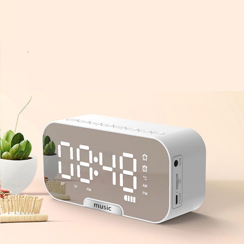 Portable Mirror Clock Alarm Clock | Luxury Home Accessories | Heulog Glow