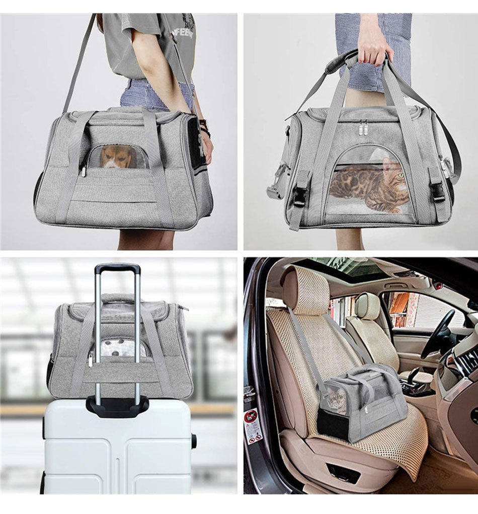 Portable Outdoor Portable One Shoulder Diagonal Cross Pet Box | Luxury Home Accessories | Heulog Glow