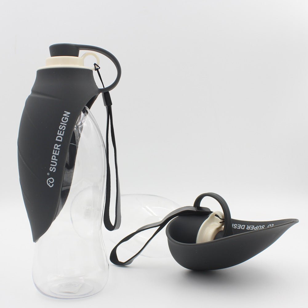 Portable Pet Water Dispenser Feeder Leak Proof With Drinking Cup Dish Bowl Dog Water Bottle | Luxury Home Accessories | Heulog Glow