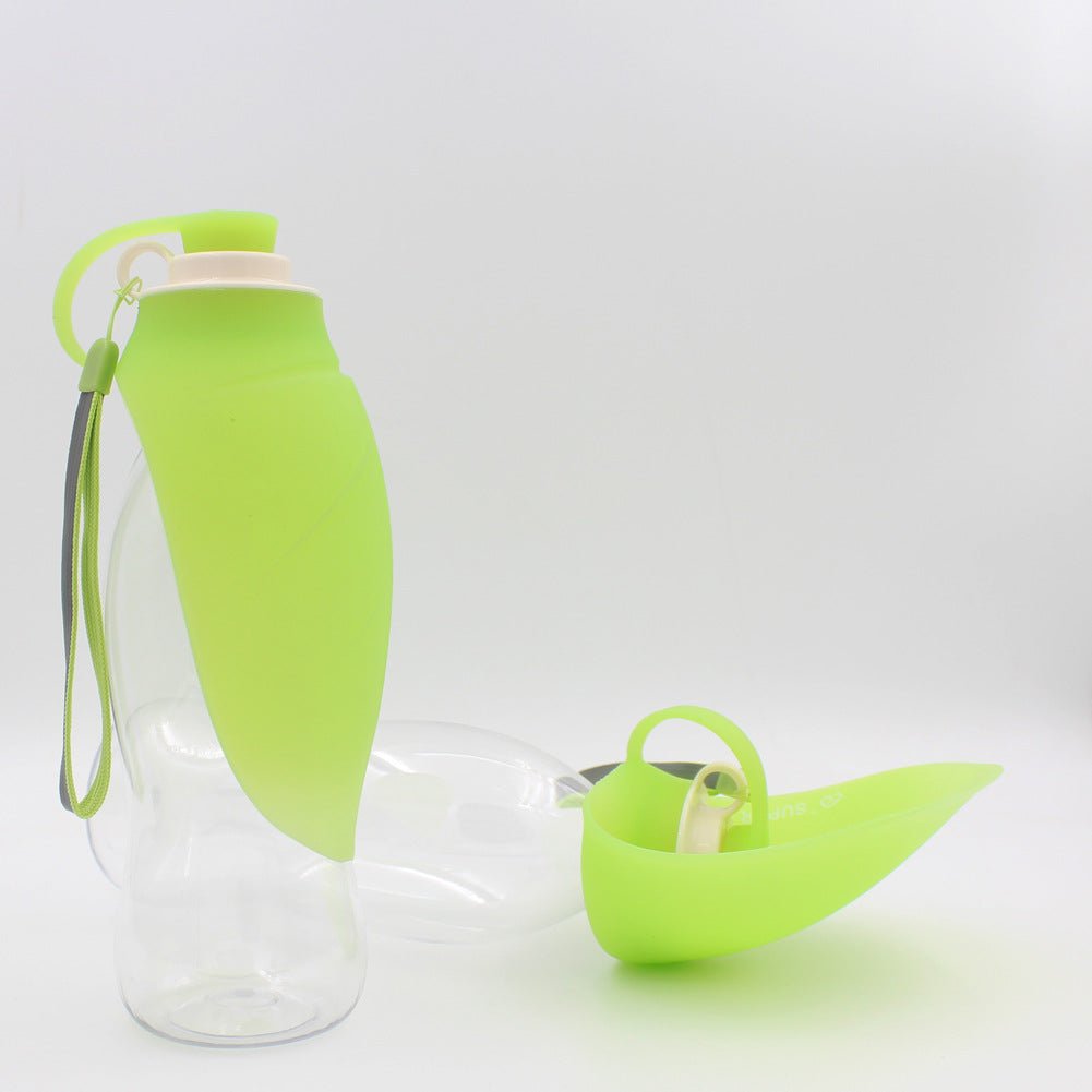 Portable Pet Water Dispenser Feeder Leak Proof With Drinking Cup Dish Bowl Dog Water Bottle | Luxury Home Accessories | Heulog Glow