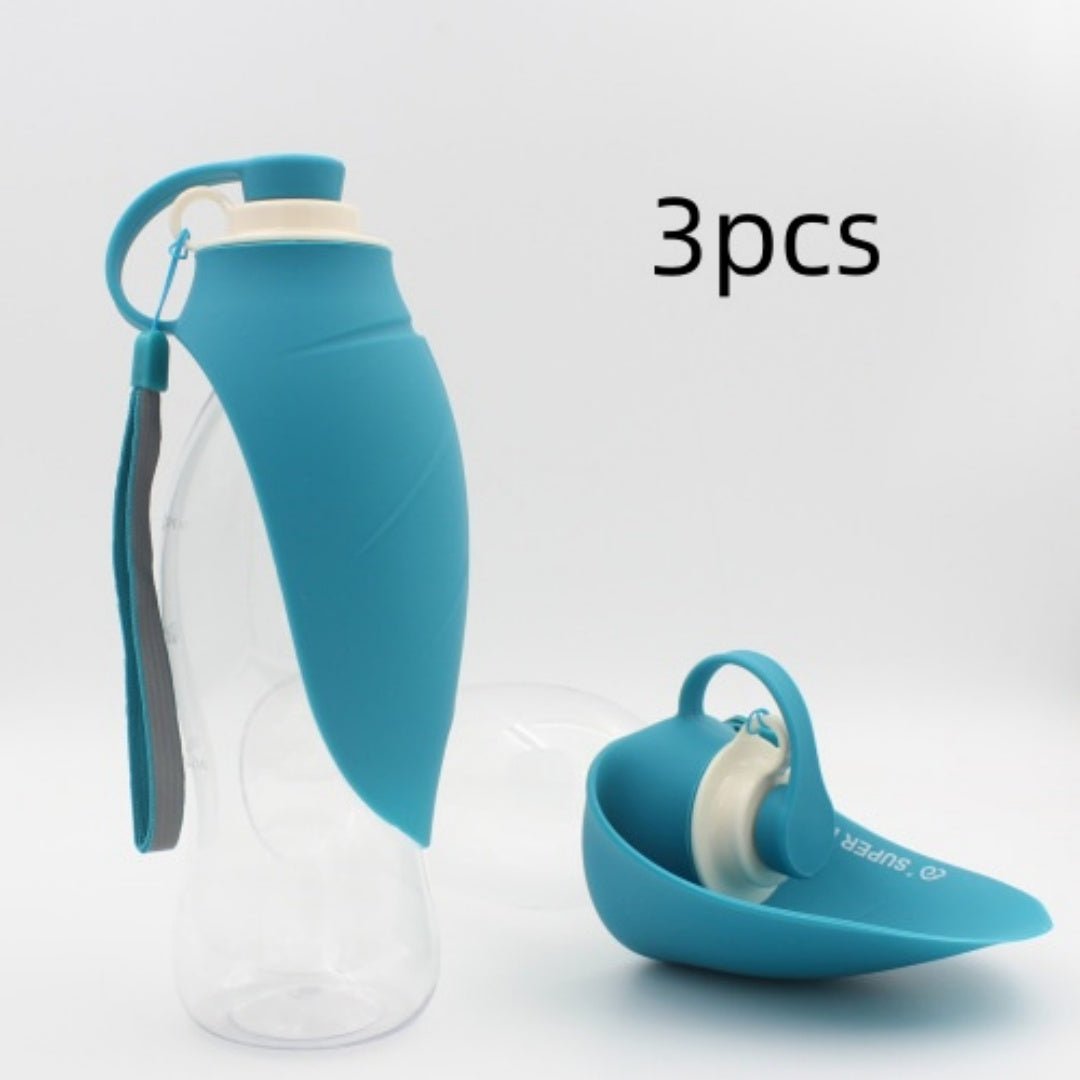 Portable Pet Water Dispenser Feeder Leak Proof With Drinking Cup Dish Bowl Dog Water Bottle | Luxury Home Accessories | Heulog Glow