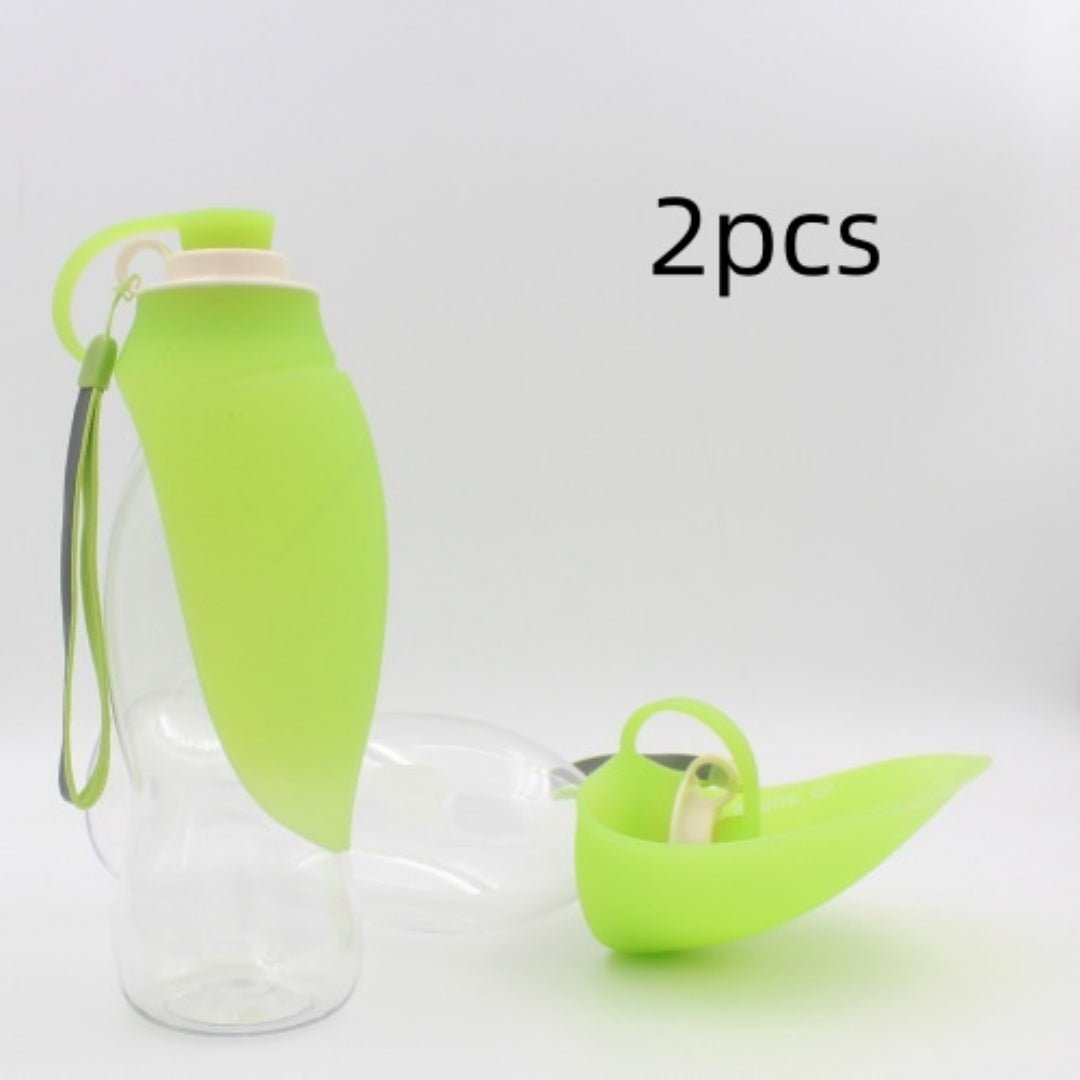 Portable Pet Water Dispenser Feeder Leak Proof With Drinking Cup Dish Bowl Dog Water Bottle | Luxury Home Accessories | Heulog Glow
