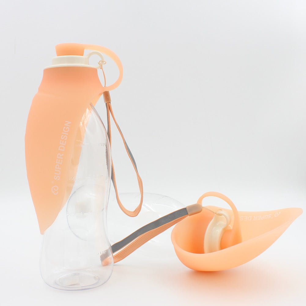 Portable Pet Water Dispenser Feeder Leak Proof With Drinking Cup Dish Bowl Dog Water Bottle | Luxury Home Accessories | Heulog Glow