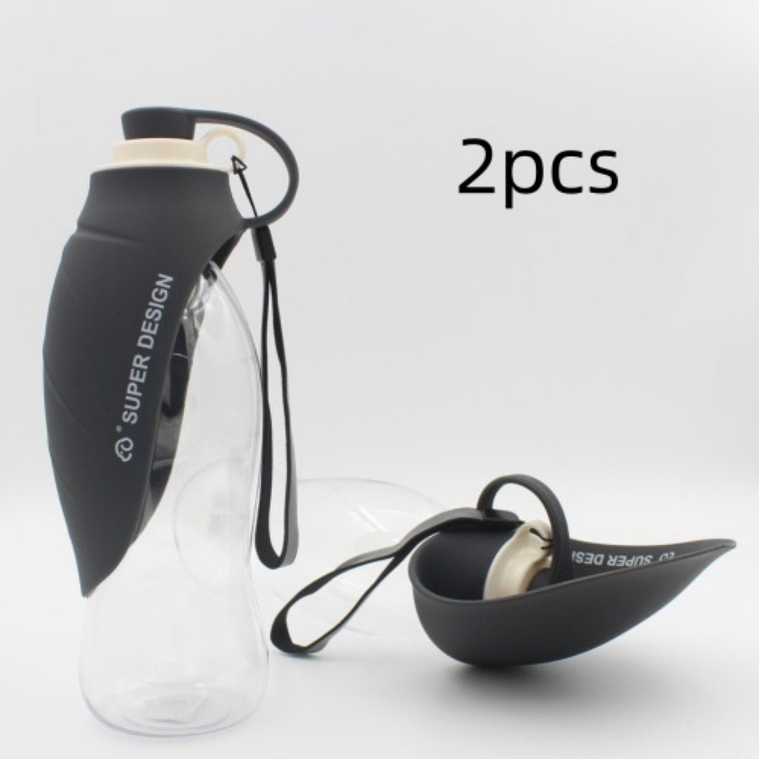 Portable Pet Water Dispenser Feeder Leak Proof With Drinking Cup Dish Bowl Dog Water Bottle | Luxury Home Accessories | Heulog Glow