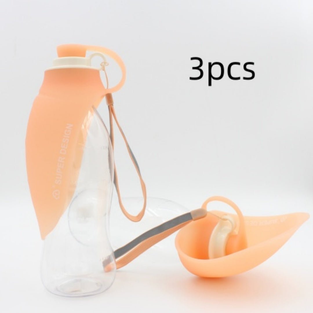 Portable Pet Water Dispenser Feeder Leak Proof With Drinking Cup Dish Bowl Dog Water Bottle | Luxury Home Accessories | Heulog Glow