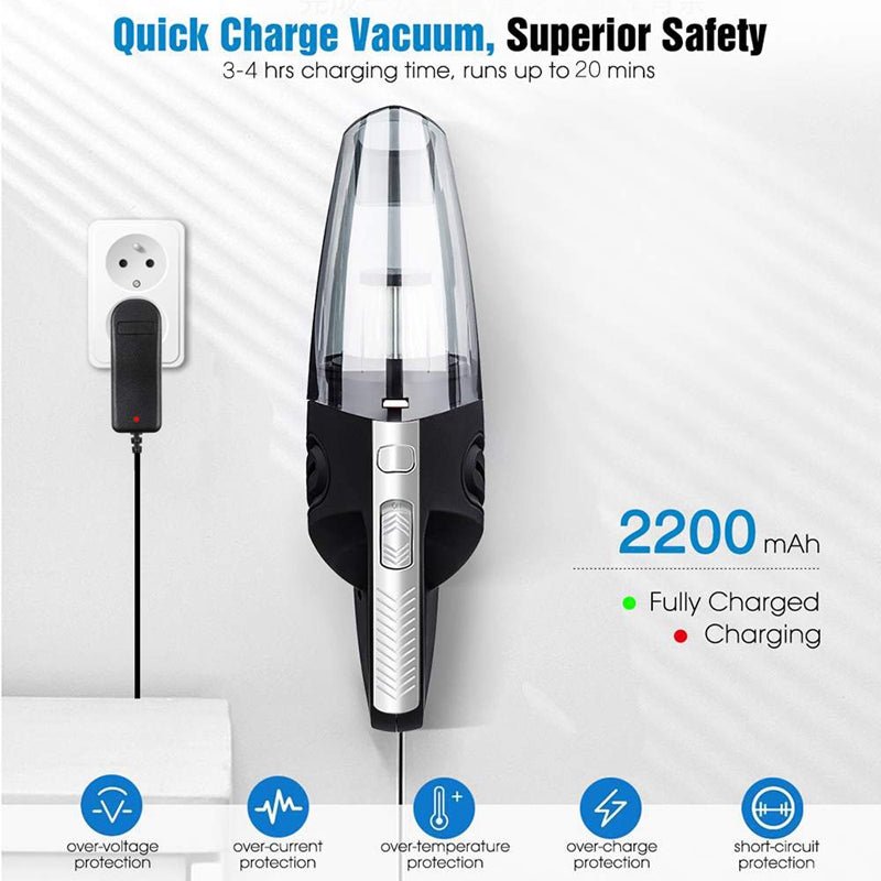 Portable Rechargeable Vacuum Cleaner | Luxury Home Accessories | Heulog Glow