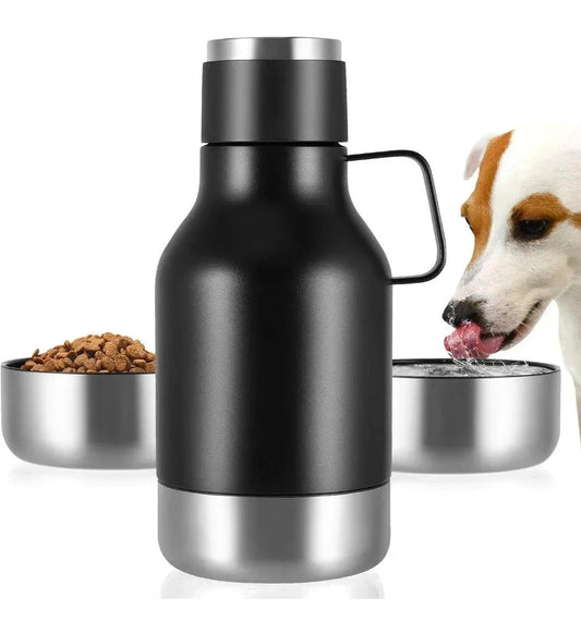 Portable Water Bottle with Bowl | Luxury Home Accessories | Heulog Glow