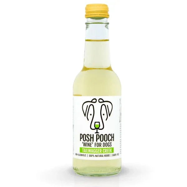 Posh Pooch Wine For Dogs Tail Wagger Creek White 250ml | Luxury Home Accessories | Heulog Glow