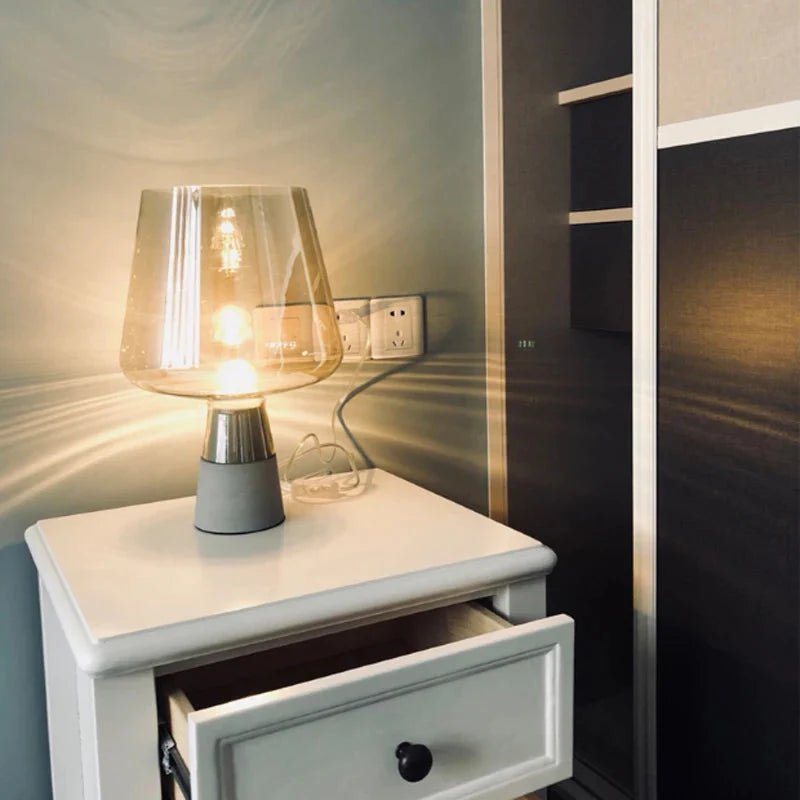 Postmodern concrete Table lamp | Luxury Home Accessories | Heulog Glow