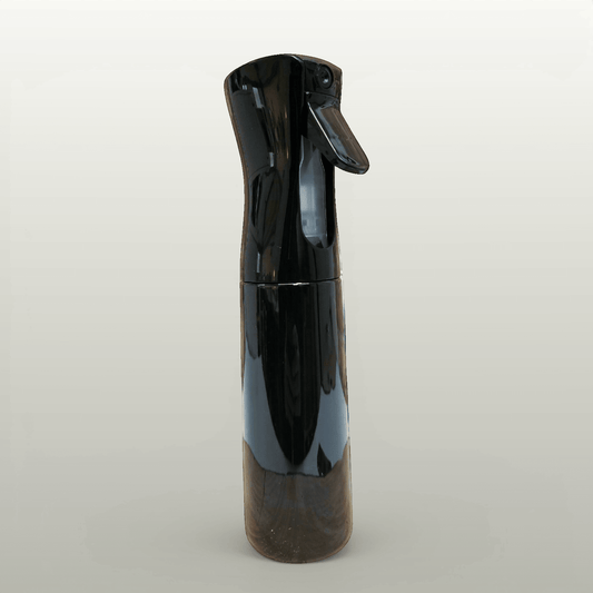 Premium Misting Spray Bottle | Continuous Spray | 200ml Black | Luxury Home Accessories | Heulog Glow