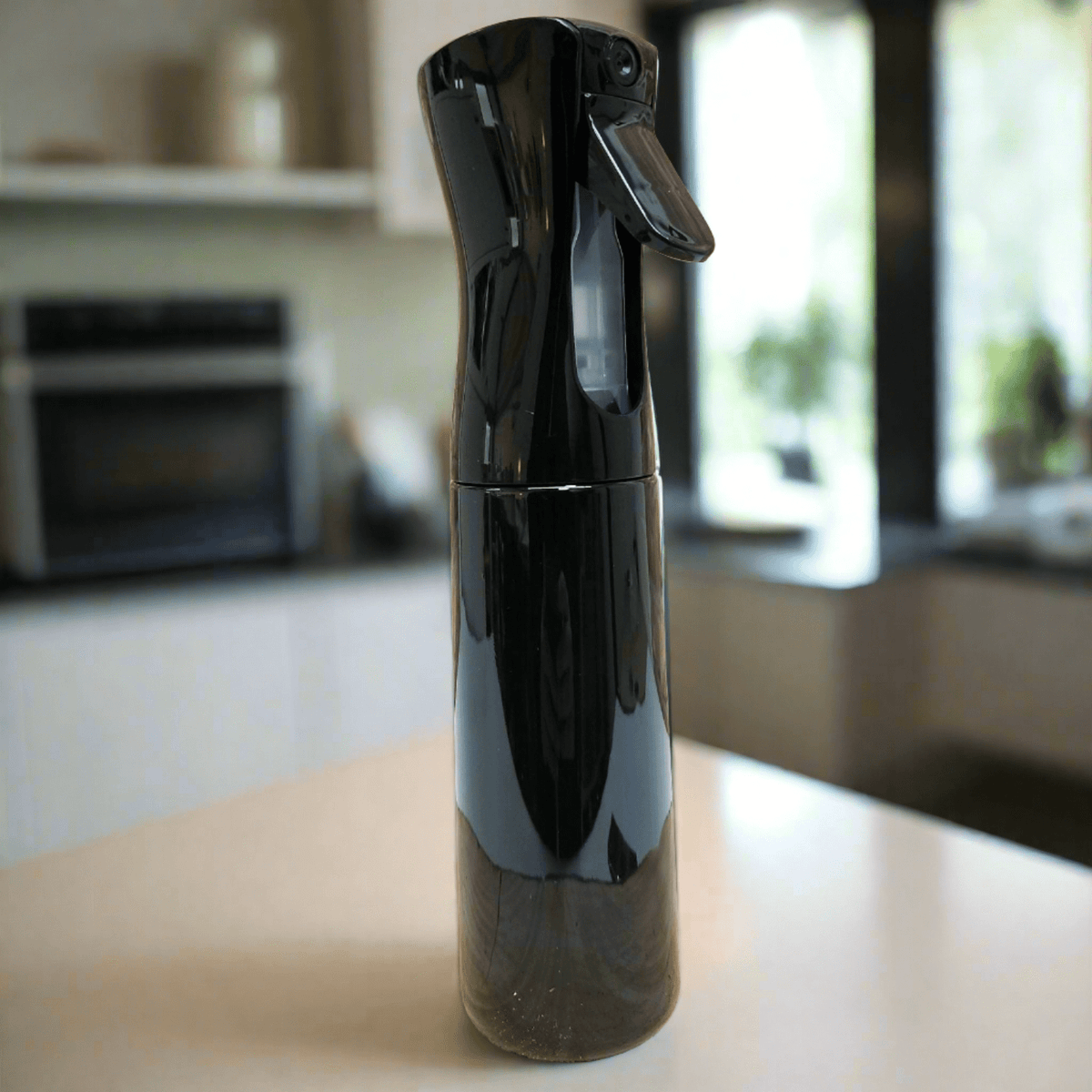 Premium Misting Spray Bottle | Continuous Spray | 200ml Black | Luxury Home Accessories | Heulog Glow