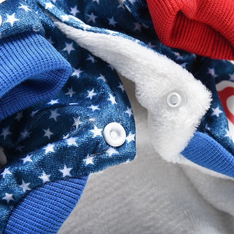 Printed Cotton Two-legged Teddy Bichon Autumn And Winter Pet Clothes | Luxury Home Accessories | Heulog Glow