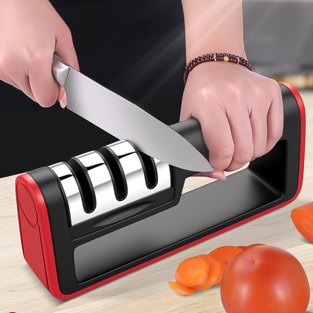 Professional Knife Sharpener Diamond Quick Professional 3 Stages Sharpener Knife Sharpening Tools Sharpening Stone | Luxury Home Accessories | Heulog Glow