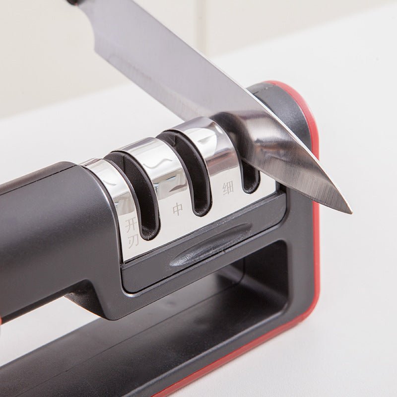 Professional Knife Sharpener Diamond Quick Professional 3 Stages Sharpener Knife Sharpening Tools Sharpening Stone | Luxury Home Accessories | Heulog Glow