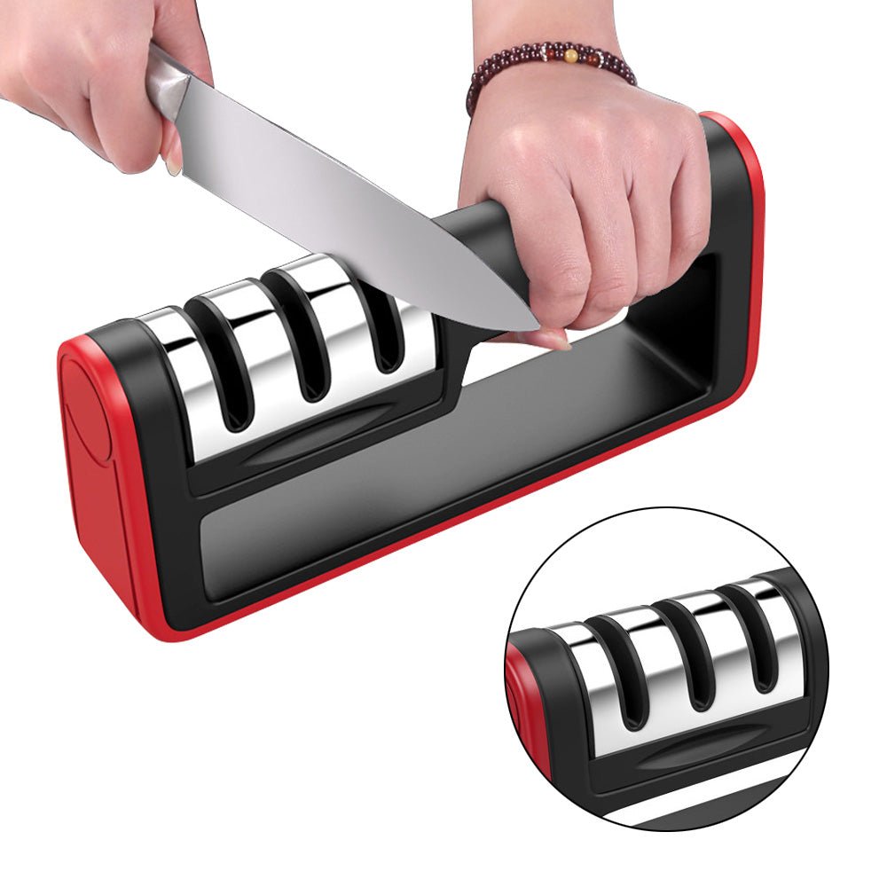 Professional Knife Sharpener Diamond Quick Professional 3 Stages Sharpener Knife Sharpening Tools Sharpening Stone | Luxury Home Accessories | Heulog Glow