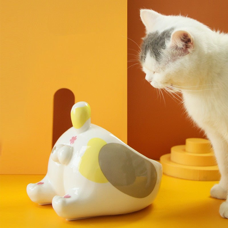 Protect The Cervical Spine, Easy To Clean The High-footed Pet Food Bowl | Luxury Home Accessories | Heulog Glow