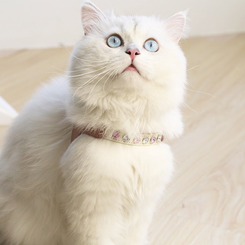 PU Leather Dogs And Cats Diamond Chest Back Suit | Luxury Home Accessories | Heulog Glow