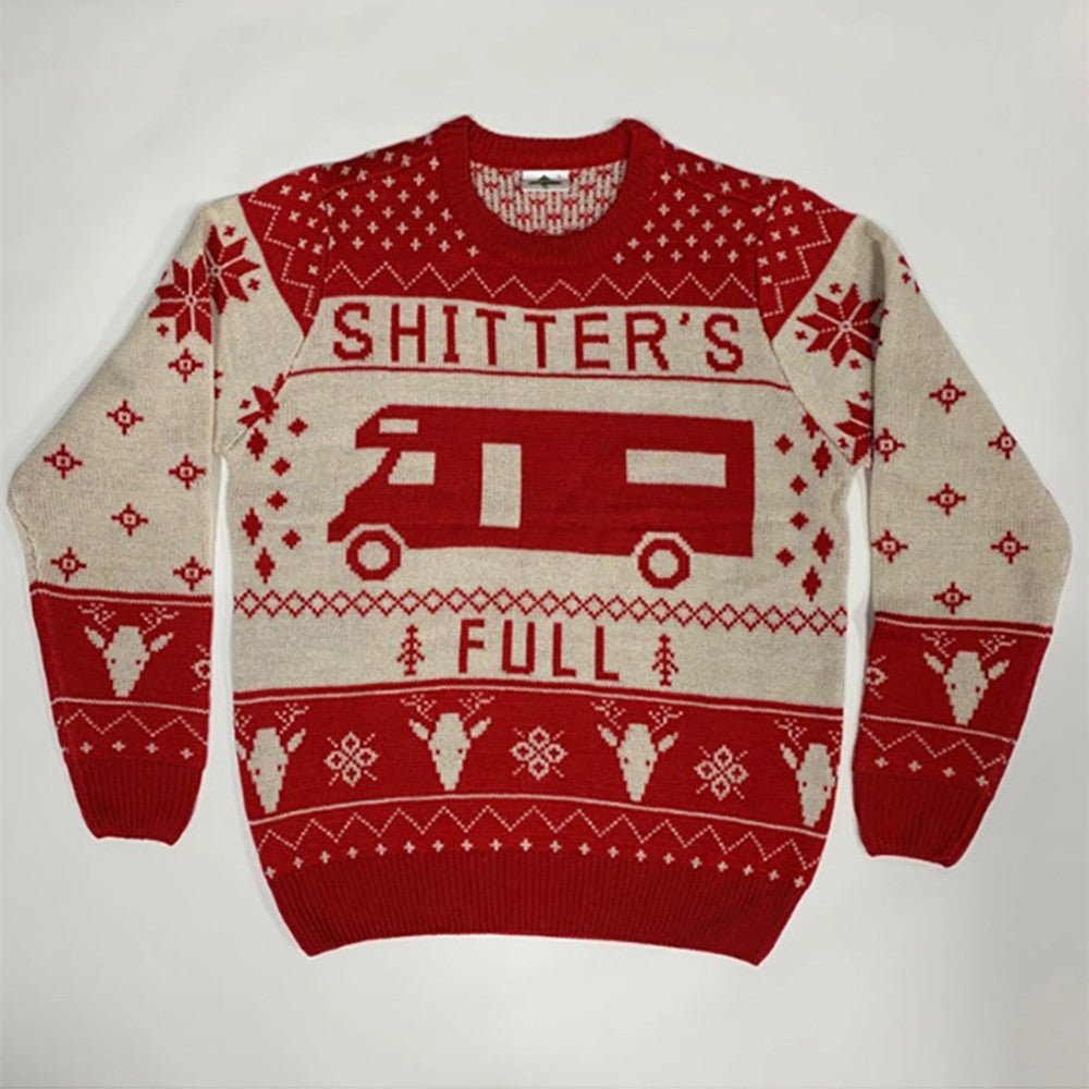Pullover Crewneck Jacquard Christmas Sweater | Luxury Home Accessories | Heulog Glow
