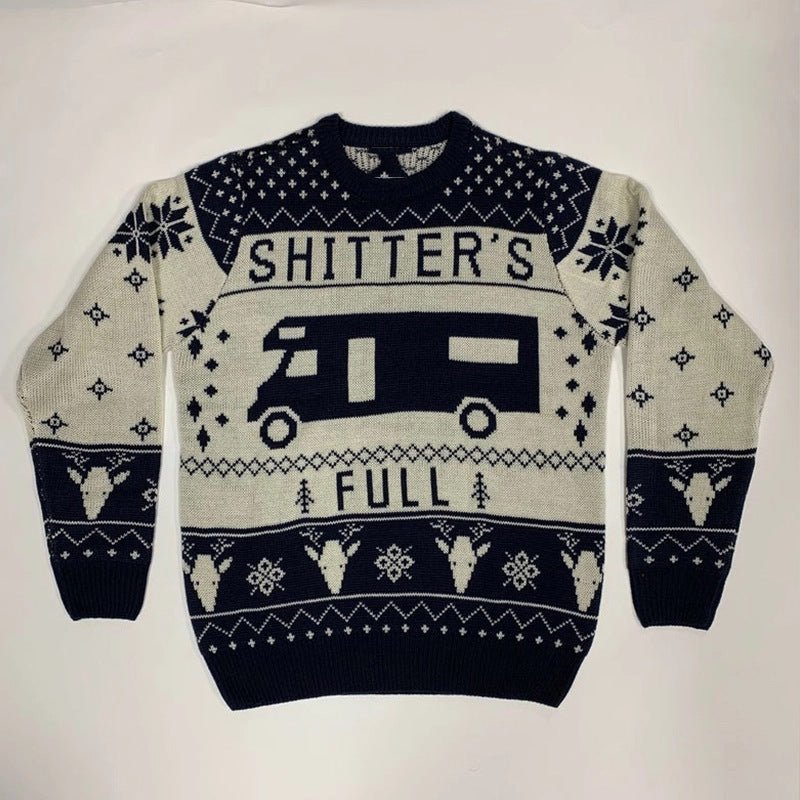 Pullover Crewneck Jacquard Christmas Sweater | Luxury Home Accessories | Heulog Glow