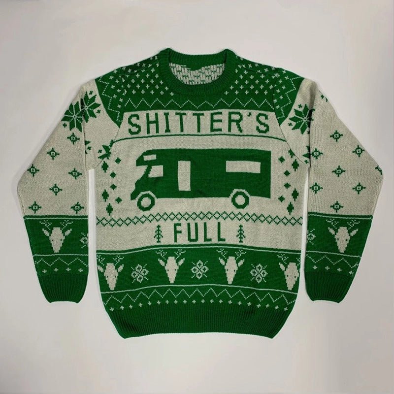 Pullover Crewneck Jacquard Christmas Sweater | Luxury Home Accessories | Heulog Glow